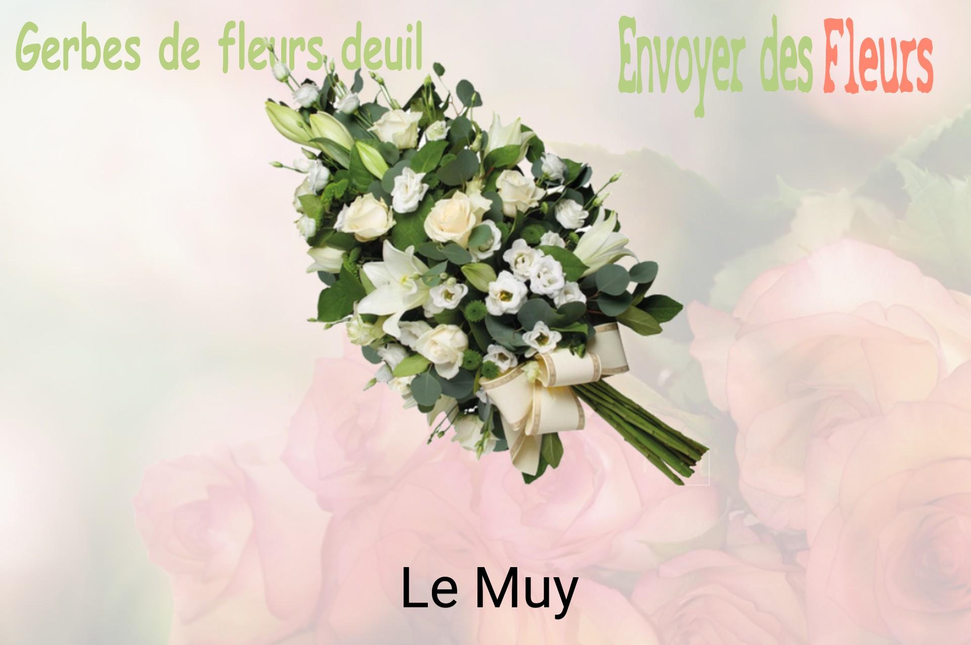Gerbe de fleurs de deuil livrée à Le Muy